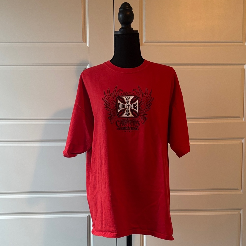 Red West Coast Choppers T-Shirt